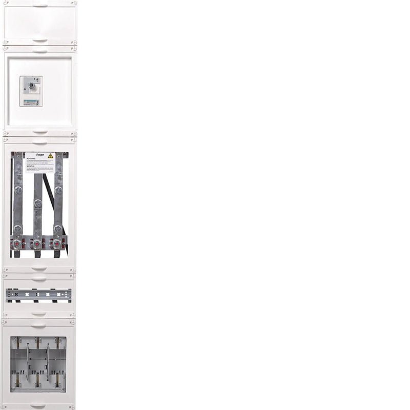 Wandler-Feld, universN, bis 250 A, 1-feldig, 1350 mm | Hager