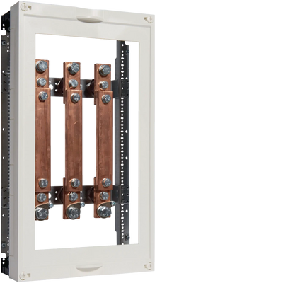 Wandlerbaust, UniN, 450x250mm, für Primärlaschen 180mm, Lochabstand 150mm | Hager