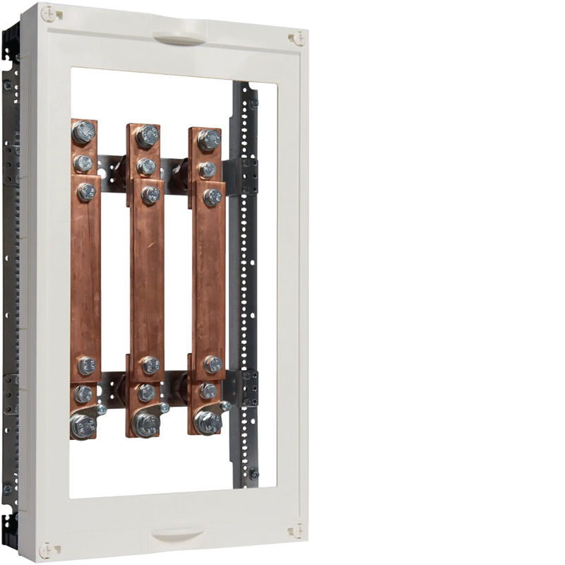 Wandlerbaust, UniN, 450x250mm, für Primärlaschen 180mm, Lochabstand 150mm | Hager