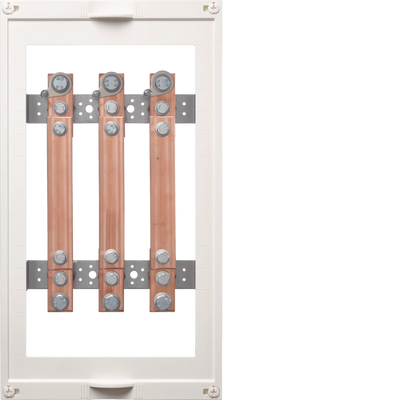 Wandlerbaust, UniN, 450x250mm, für Primärlaschen 180mm, Lochabstand 150mm | Hager