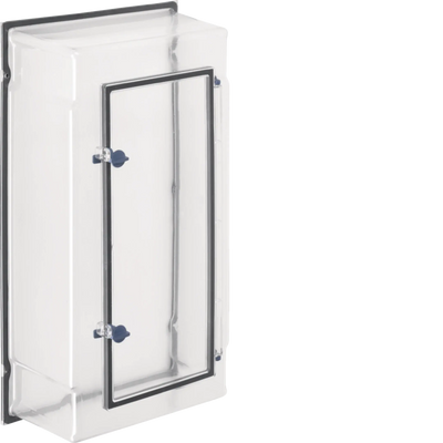 Zählerfeldabdeckung, Zubehör, IP54, 450 mm, Klarsicht, mit Tür, für 3.HZ | Hager