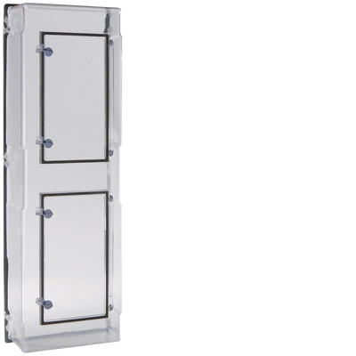 Zählerfeldabdeckung, Zubehör, IP54, 750 mm, Klarsicht, mit Tür, für 3.HZ | Hager