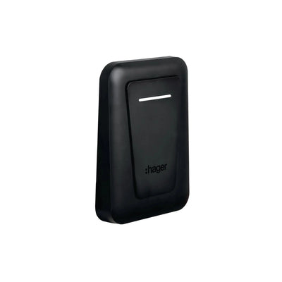 Zierblende graphitschwarz 9011 Ladestation witty one plus pro mit Ladekabel | Hager