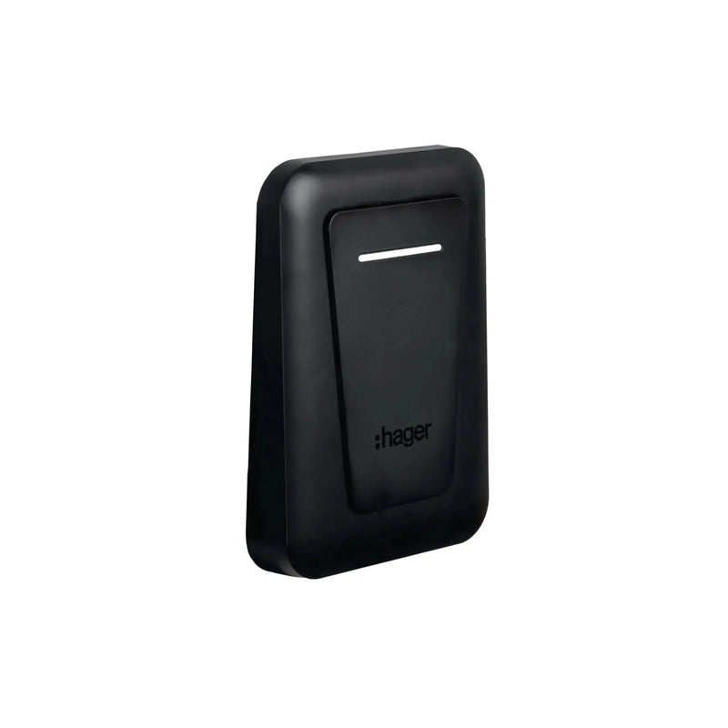 Zierblende graphitschwarz 9011 Ladestation witty one plus pro mit Ladekabel | Hager