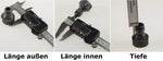 digitaler Präzisions-Messschieber 150mm | Chilitec - Thumbnail 4
