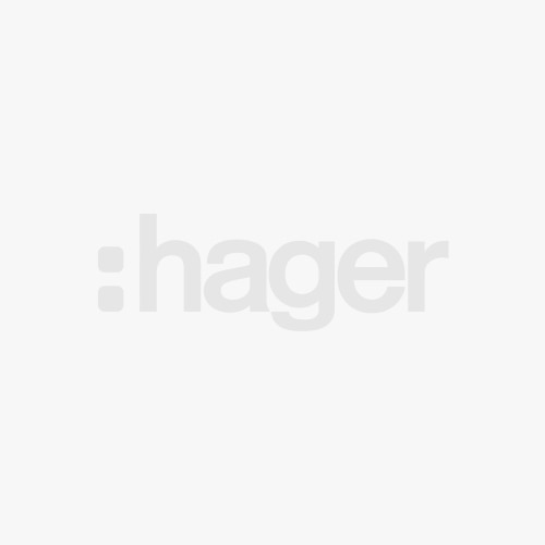 Geräteträger Cat.6A tehalit.SL 20051, reinweiß | Hager