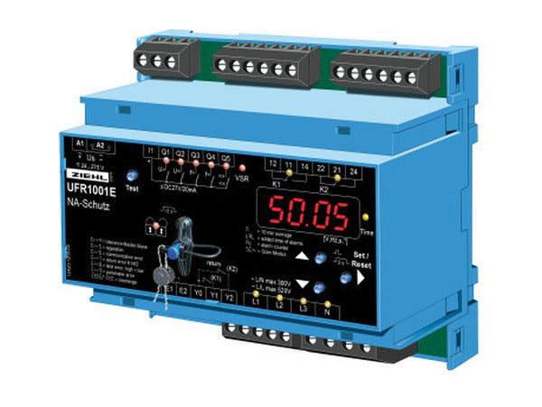 Ziehl UFR1001E Spannungs- und Frequenzrelais Anzahl Relais-Ausgänge: 2 Anzahl analoge Eingänge: 1 - Ismailkar